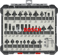 Bosch Accessoires 30-delige gemengde freesset - schachtdiameter 8 mm - 2607017475