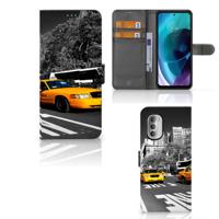 Motorola Moto G51 5G | Flip Cover | New York Taxi