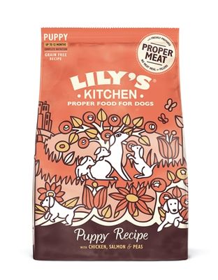 Lily&apos;s Kitchen dog puppy chicken / salmon