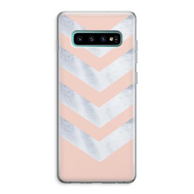 Marmeren pijlen: Samsung Galaxy S10 Plus Transparant Hoesje