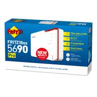 FRITZ!Box COMPUTER SYSTEMS draadloze router 2.5 Gigabit Ethernet Tri-band (2,4 GHz / 5 GHz / 6 GHz) Wit - thumbnail