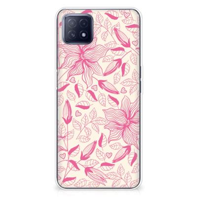 OPPO A53 5G | OPPO A73 5G | TPU Case | Pink Flowers