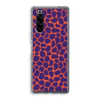 Purple Giraffe: Sony Xperia 5 Transparant Hoesje