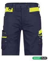 DASSY werkshort manilla nachtblauw/fluorgeel 54