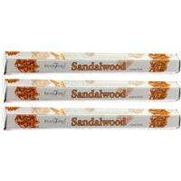3x Stamford wierookstokjes sandelhout geur   -
