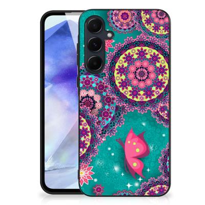 Samsung Galaxy A55 Leuk Telefoonhoesje Cirkels en Vlinders