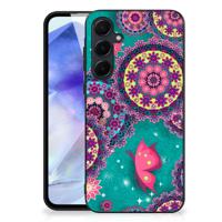 Samsung Galaxy A55 Leuk Telefoonhoesje Cirkels en Vlinders