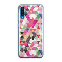 Gekleurde driehoekjes: Samsung Galaxy A50 Transparant Hoesje