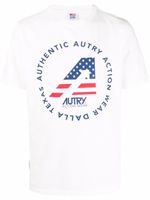 Autry t-shirt à logo imprimé - Blanc