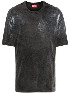 Diesel t-shirt T-Buxt à effet délavé - Gris