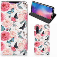 Xiaomi Mi 9 Smart Cover Butterfly Roses