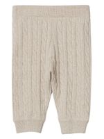 Brunello Cucinelli Kids pantalon Bernie en cachemire - Tons neutres - thumbnail