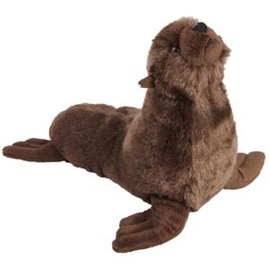 Pluche knuffel dieren Zeeleeuw van 18 cm