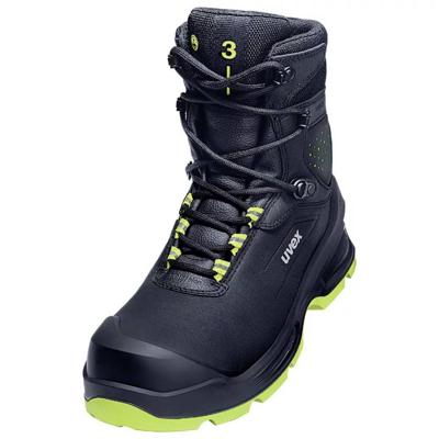 uvex S3 PUR W11 6875242 Hoge veiligheidsschoenen S3 Schoenmaat (EU): 42 Zwart, Geel 1 paar