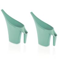 Prosperplast Gieter - 2x - mintgroen - kunststof - 2 liter