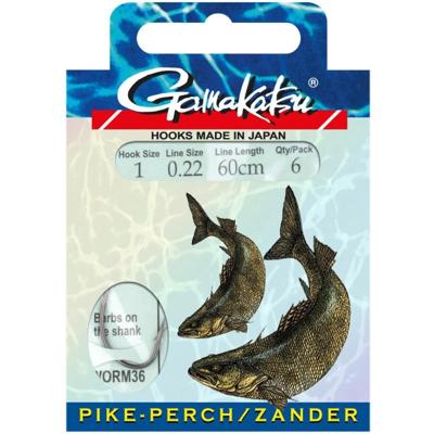 Gamakatsu Bks-Worm36 Zander #1-0.25MM 60CM
