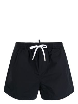 DSQUARED2 short de bain à imprimé Icon - Noir