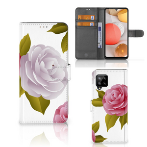 Samsung Galaxy A42 5G Hoesje Roses