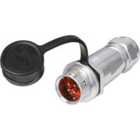 Weipu SF1211/P4 I Ronde connector Stekker, recht Totaal aantal polen: 4 Serie (ronde connectoren): SF12 1 stuk(s)