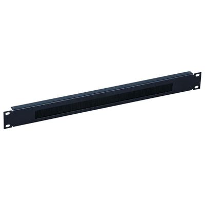 WP Rack WPN-ACM-201-B Kabel Doorvoer Paneel Borstel 1U - Zwart