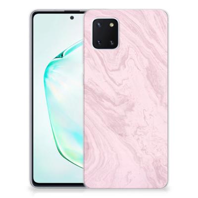 Samsung Galaxy Note 10 Lite | TPU | Siliconen hoesje | Marble Pink - Origineel Cadeau Vriendin