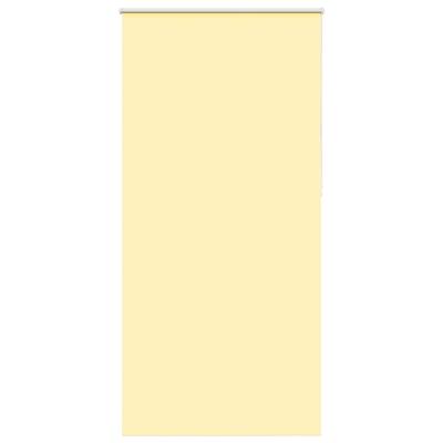 Rolgordijn verduisterend 100x210 cm stofbreedte 95,7 cm geel