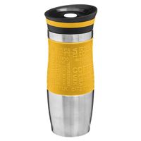 5Five - Thermosbeker/isolatie/warmhoud - Koffiebeker - geel - 350 ml