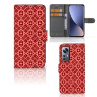 Xiaomi 12 | 12X | Telefoon Hoesje | Batik Rood