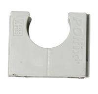 Polfix klembeugel halogeenvrij 16mm lichtgrijs (150 stuks - Prijs per stuk)