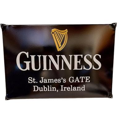 Guinness Logo Emaille Bord - 60 x 40cm