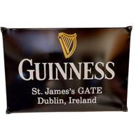 Guinness Logo Emaille Bord - 60 x 40cm