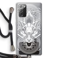 Oh Deer: Samsung Galaxy Note 20 / Note 20 5G Transparant Hoesje met koord