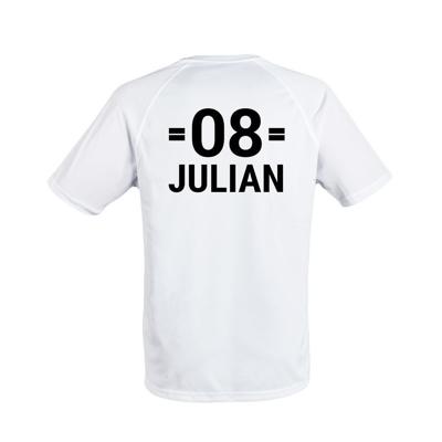 Sportshirt bedrukken - Heren - Wit - S Sportshirt bedrukken - Heren - Wit - S
