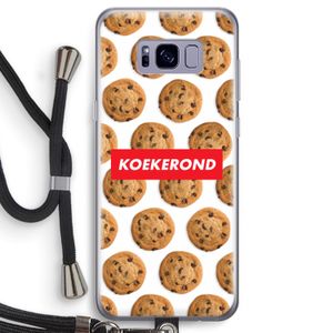 Koekerond: Samsung Galaxy S8 Transparant Hoesje met koord