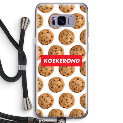 Koekerond: Samsung Galaxy S8 Transparant Hoesje met koord