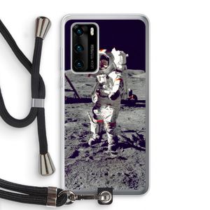 Spaceman: Huawei P40 Transparant Hoesje met koord