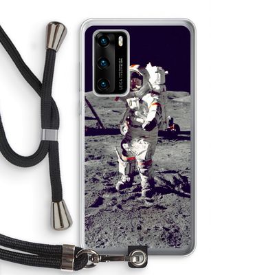 Spaceman: Huawei P40 Transparant Hoesje met koord