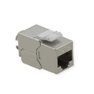 VALUE Cat.6A (klasse EA) Keystone, RJ-45, afgeschermd, zonder gereedschap, SLIM.