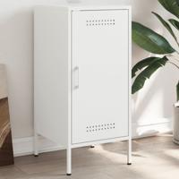 Dressoir 36x39x79 cm staal wit