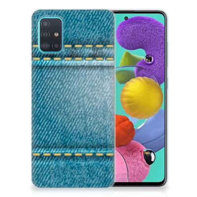 Samsung Galaxy A51 | Sillicone Back Cover | Jeans