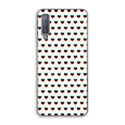 Hartjes: Samsung Galaxy A7 (2018) Transparant Hoesje