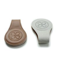 Cloby - Magnetische Clips - Bruin Leer