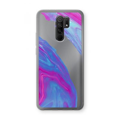 Zweverige regenboog: Xiaomi Redmi 9 Transparant Hoesje