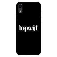 Topwijf Zwart: iPhone XR Tough Case