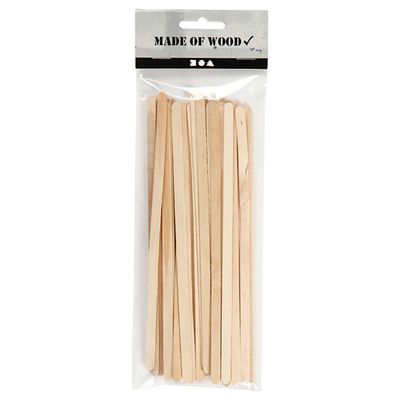 Creativ Company Houten knutselstokjes lang, 30st (19x6mm)