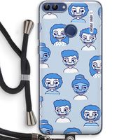 Gezichtjes: Huawei P Smart (2018) Transparant Hoesje met koord