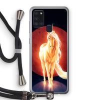 Last Unicorn: Samsung Galaxy A21s Transparant Hoesje met koord