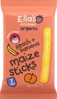 Maize sticks peach banana 7+ maanden bio 16 Gram