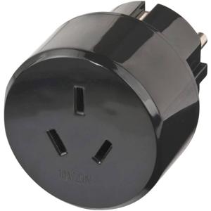 Brennenstuhl Travel Adapter Australia, China/earthed netvoeding & inverter Zwart