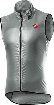 Castelli Aria fietsvest mouwloos zilver heren